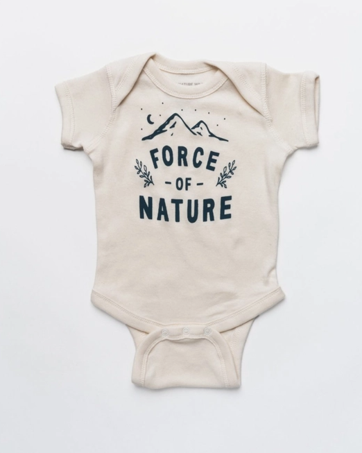 Force of Nature Onesie and Toddler Tee