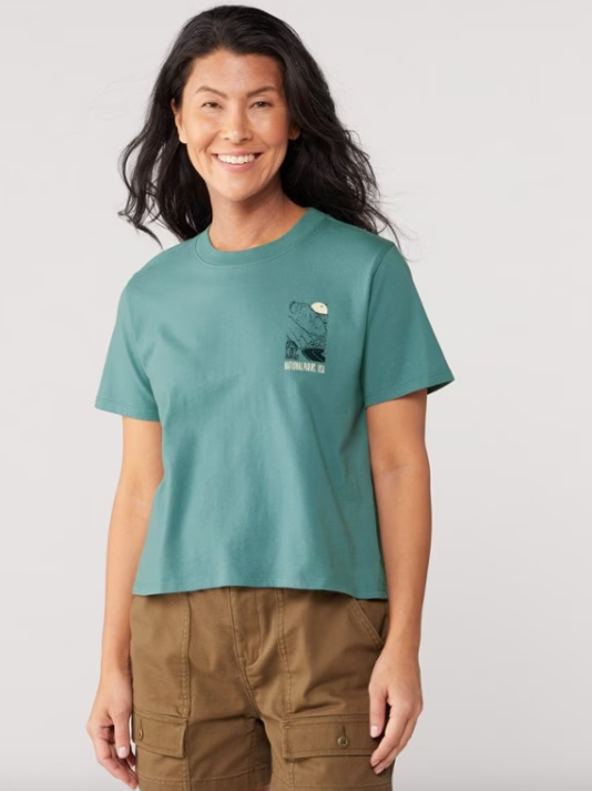 National Parks USA Fill In Boxy Tee