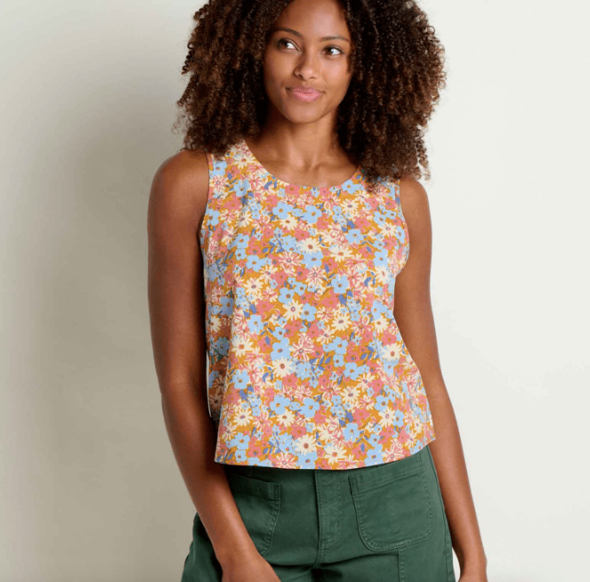 Sunkissed Button Back Tank
