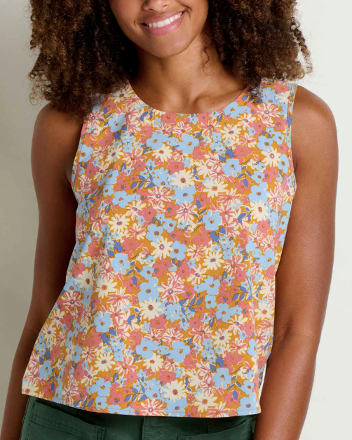 Sunkissed Button Back Tank