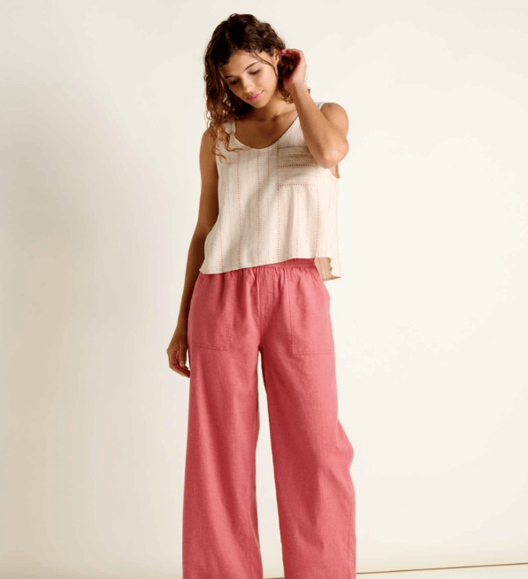 Taj Hemp Button Back Tank