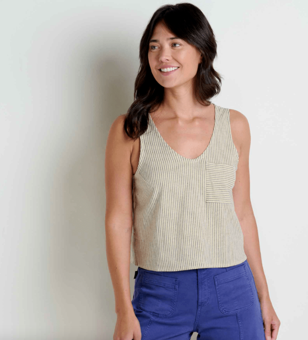 Taj Hemp Button Back Tank