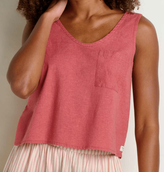 Taj Hemp Button Back Tank