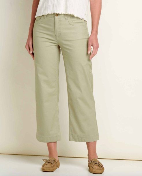 Earthworks Wide Leg Crop Pant