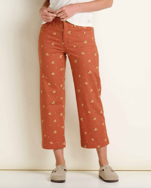Earthworks Wide Leg Crop Pant