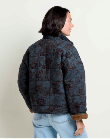 Manzana Quilted Sherpa Jacket
