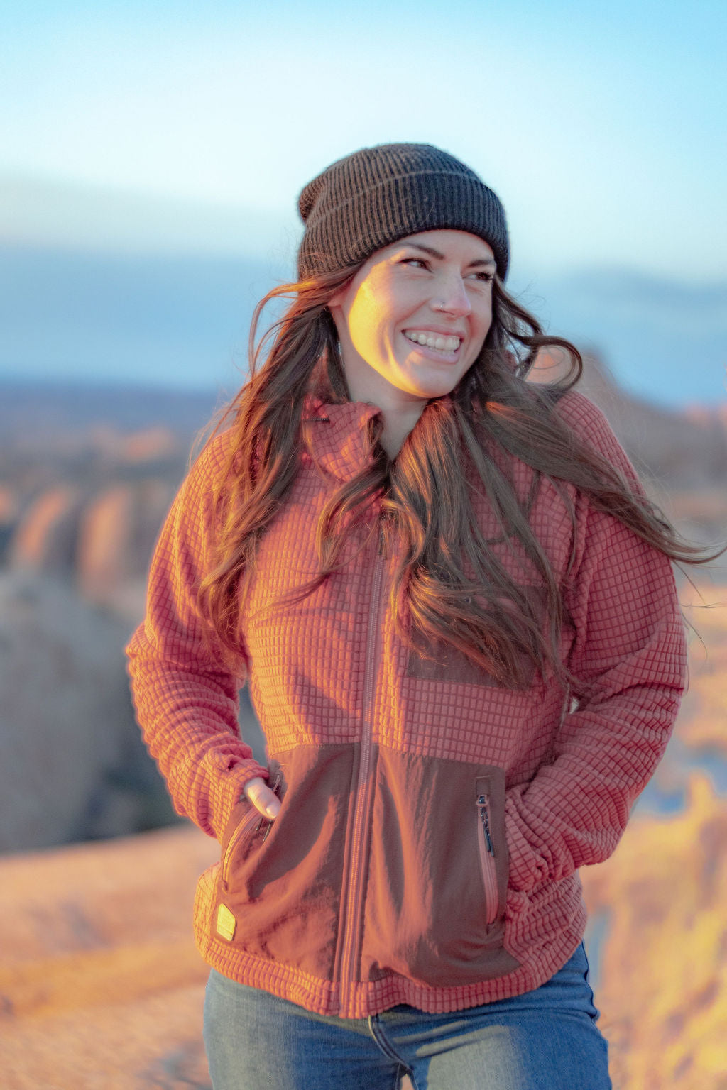 Castleton Grid Hoodie - Women's