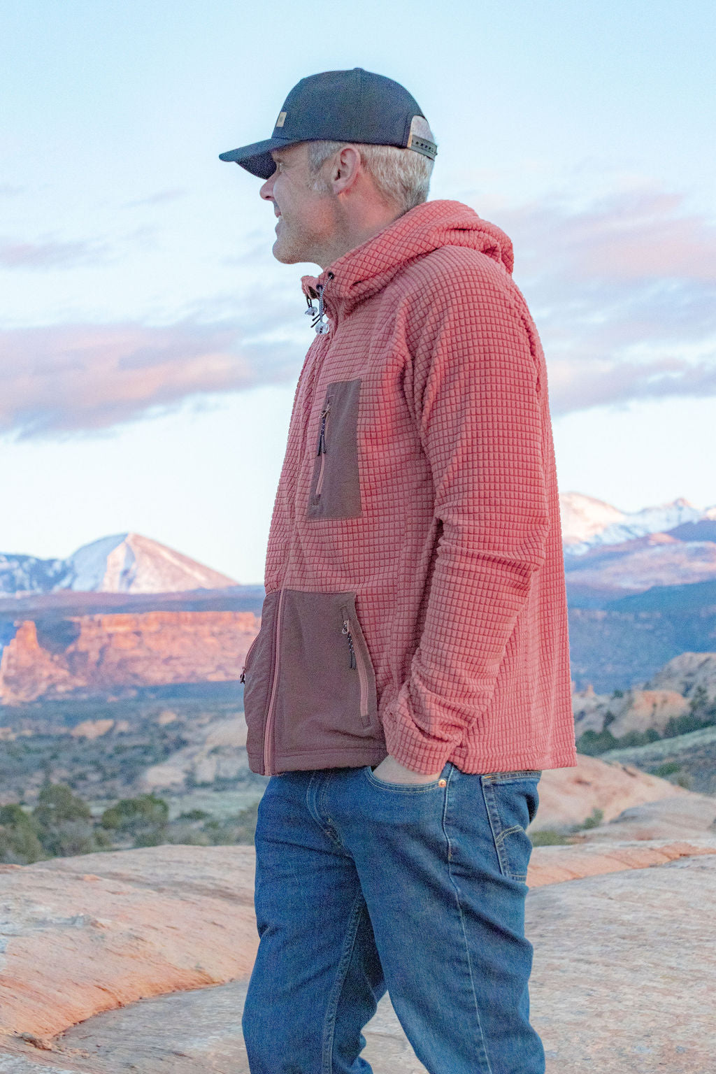 Castleton Grid Hoodie - Men's
