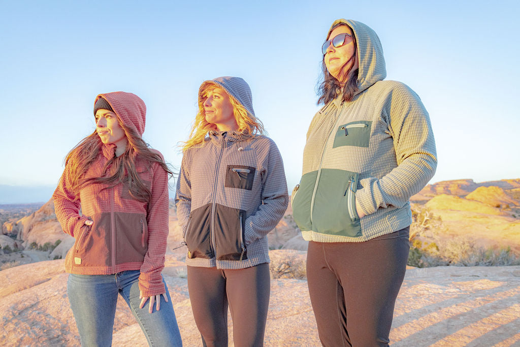 Castleton Grid Hoodie - Women's