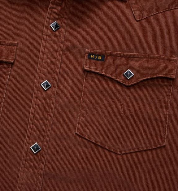 Banning Corduroy Snapshirt