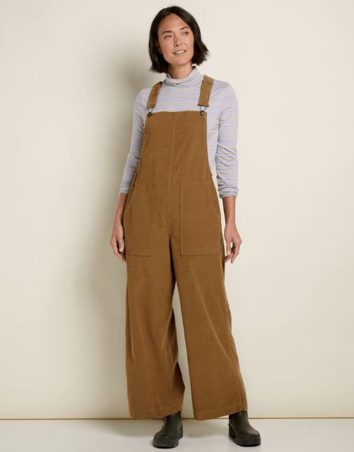 Cattail Cord Wide Leg Overall