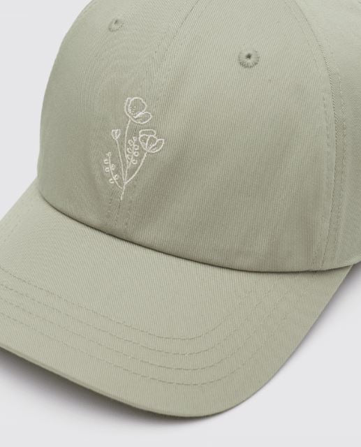 Flower Embroidery Peak Hat
