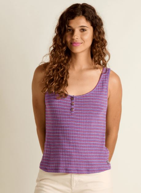 Foothill Pointelle Henley Tank
