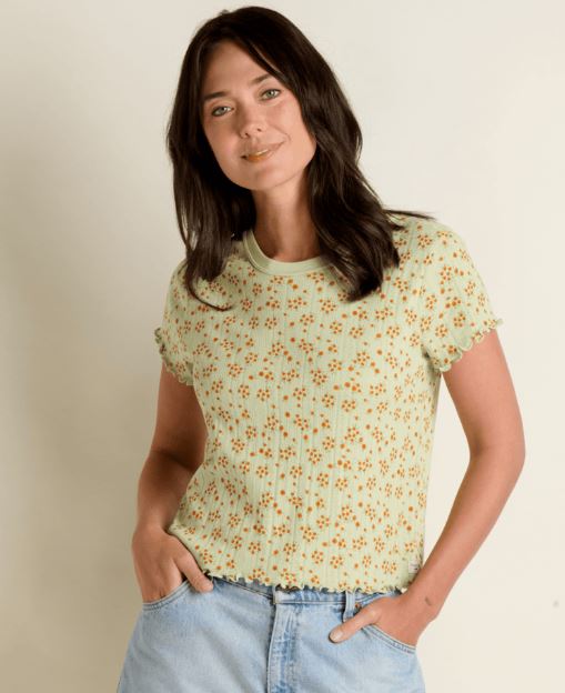 Foothill Pointelle Baby Tee