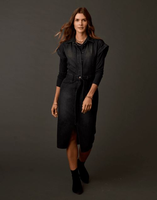 Franny Lightweight Denim Dress