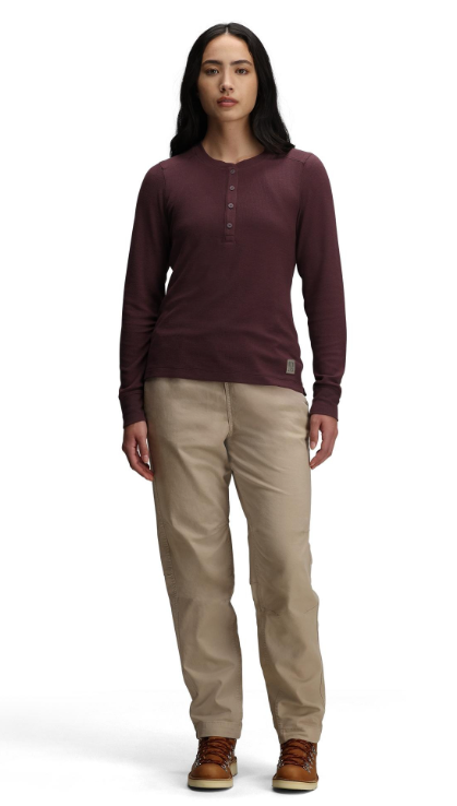 W Global Waffle Henley
