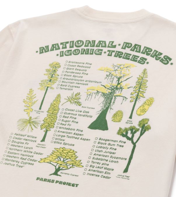 Iconic Trees Checklist Tee