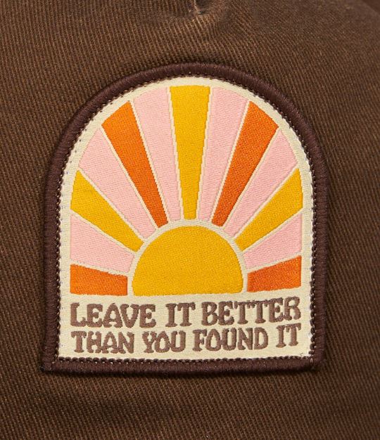 Leave it Better Sunrise Patch Hat