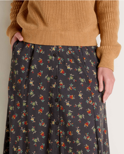Manzana Paneled Midi Skirt