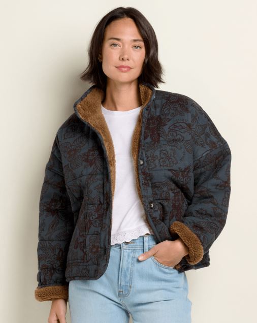 Manzana Quilted Sherpa Jacket