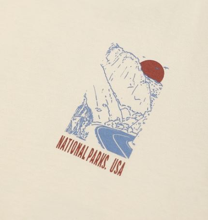 National Parks USA Fill In Boxy Tee