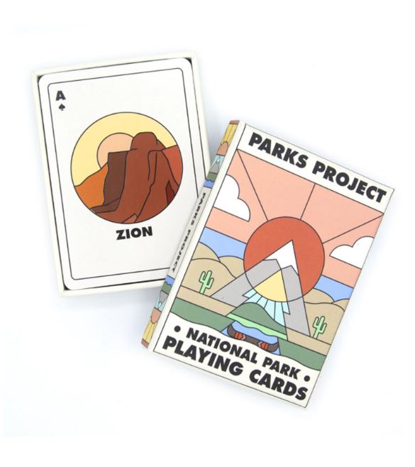Minimalist National Park Playing Cards