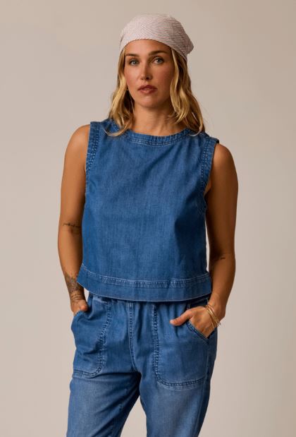Susie Denim Tank