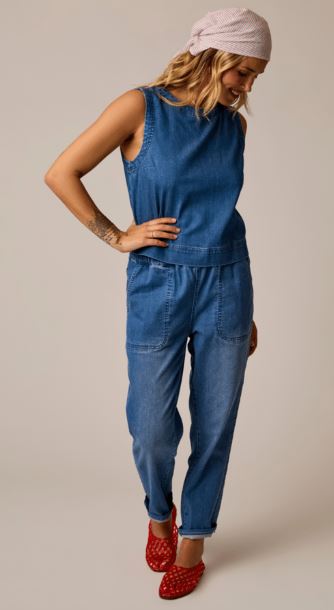 Susie Denim Tank