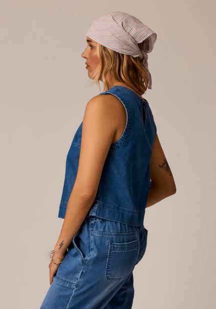 Susie Denim Tank