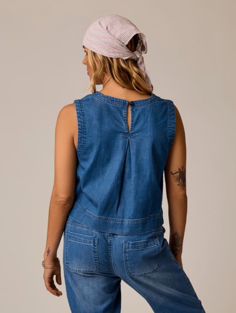 Susie Denim Tank
